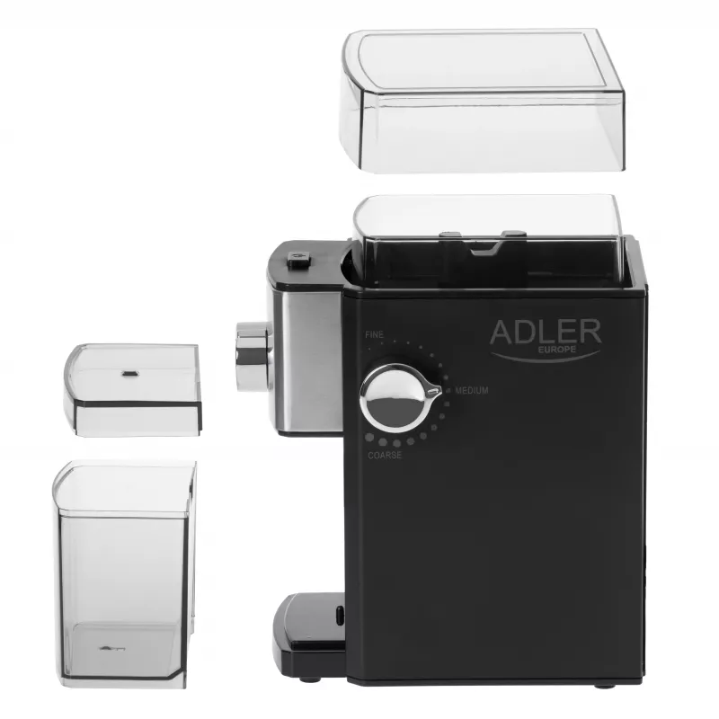 Adler AD 4448 Kavos Malūnėlis 300 W Juodas