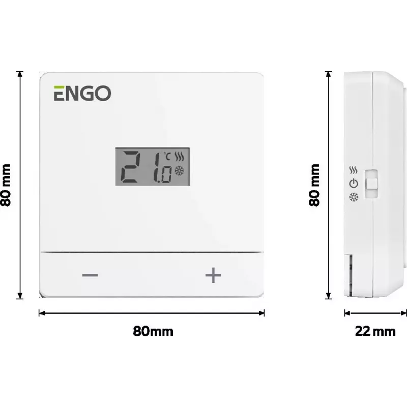 ENGO Controls EASY-BATW temperatūros valdiklio baterija