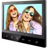 Eura VDP-80C5 Dviejų šeimų vaizdo domofono sistema, juoda, 2x 7 inch LCD, FHD, 2 įėjimai, 1080p kamera, RFID skaitytuvas, paviršinis montavimas