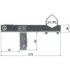 RED EAGLE Chimney Clamp OK-43T13 + Steel Tape