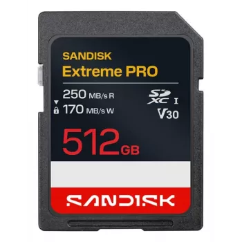 SanDisk Extreme Pro 512 GB SDXC UHS-I atminties kortelė