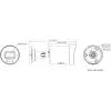 Hikvision DS-2CD2083G2-LI2U(2.8mm)(BLACK) 8MP AcuSense fiksuota kulkos formos IP kamera su išmaniuoju hibridiniu apšvietimu