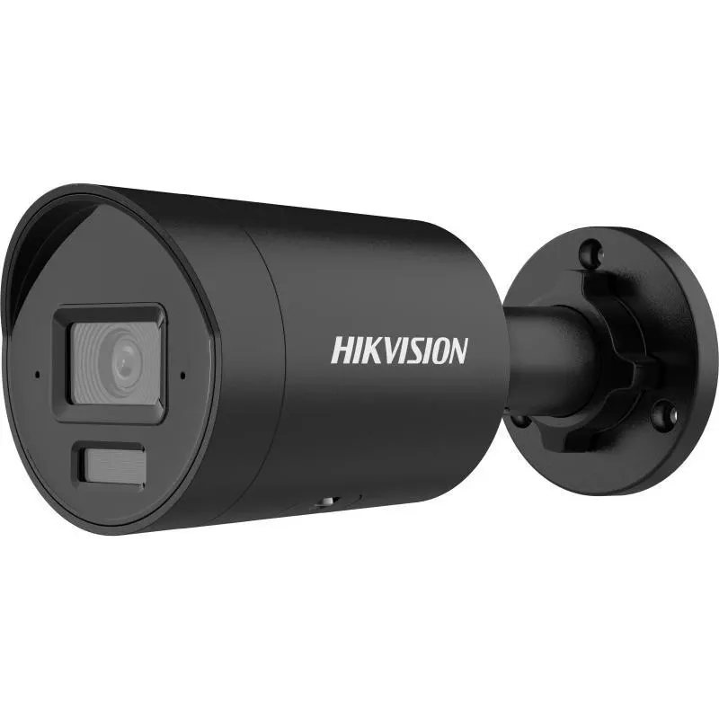 Hikvision DS-2CD2083G2-LI2U(2.8mm)(BLACK) 8MP AcuSense fiksuota kulkos formos IP kamera su išmaniuoju hibridiniu apšvietimu