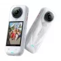Insta360 X5 360 laipsnių veiksmo kamera standartinis rinkinys satino baltos spalvos
