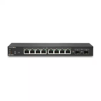 SonicWall Switch SWS12-8 - Valdomas Gigabit Ethernet jungiklis - 8 x 10/100/1000 + 2 x Gigabit SFP - stalinis