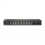 SonicWall Switch SWS12-8 - Valdomas Gigabit Ethernet jungiklis - 8 x 10/100/1000 + 2 x Gigabit SFP - stalinis