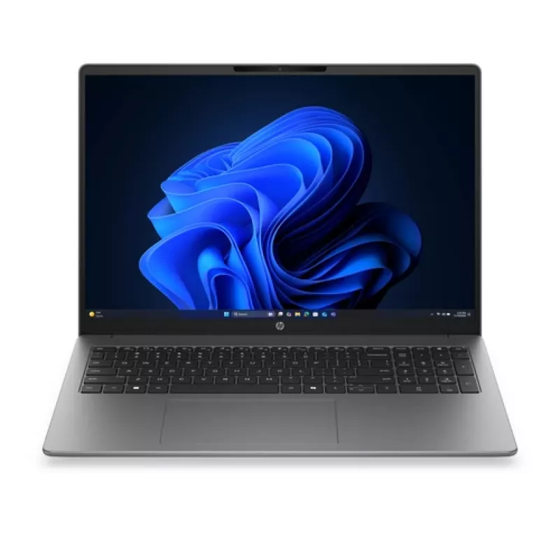 HP 200 G2i nešiojamas kompiuteris - 135 laipsnių vyrių dizainas - Intel Core 5 120U - Win 11 Pro - Intel Graphics - 16 GB RAM - 512 GB SSD NVMe - 40,6 cm (16 colių) IPS 1920 x 1200 - Wi-Fi 6, Bluetooth - Meteor Silver
