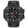 TIMEX Vyriškas Skaitmeninis Laikrodis TW5M51800 53mm Dervos Korpusas Juoda Dervos Juosta Pilkas Ciferblatas INDIGLO Naktinis Apšvietimas 100m Atsparumas Vandeniui