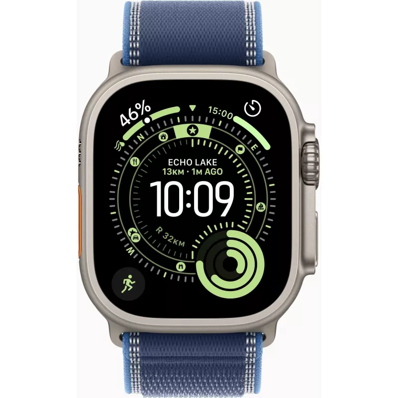 Apple Watch Series 9 GPS + Cellular 45mm Midnight Aluminum Case with Midnight Sport Band