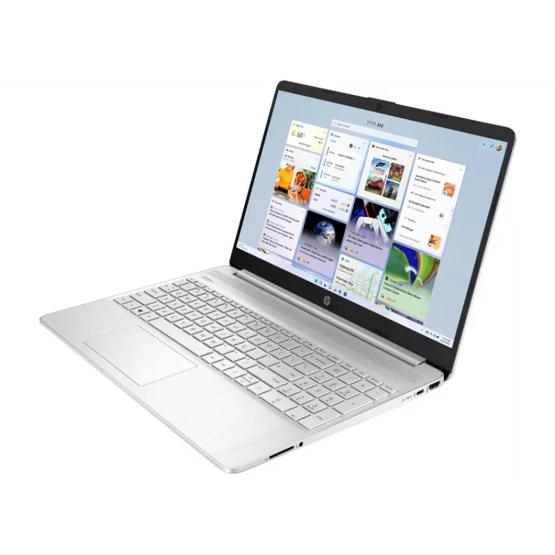 HP Laptop 15s-fq5606ng, Intel Core i5-1235U, 16GB RAM, 512GB SSD, 15.6 inch FHD, Windows 11 Home, sidabrinis (atnaujinta prekė)