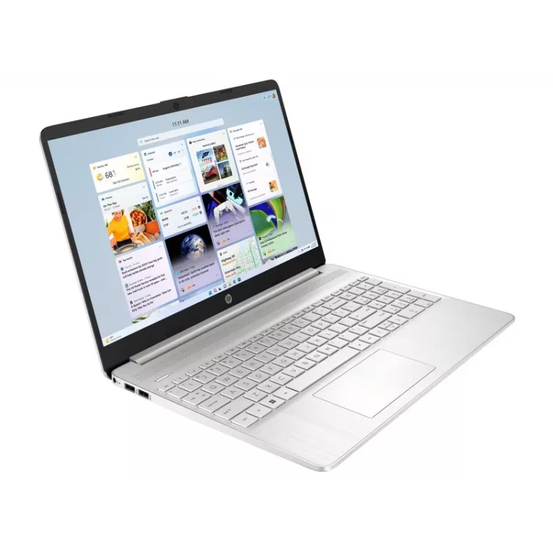 HP Laptop 15s-fq5606ng, Intel Core i5-1235U, 16GB RAM, 512GB SSD, 15.6 inch FHD, Windows 11 Home, sidabrinis (atnaujinta prekė)