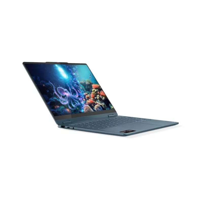 Lenovo Yoga 7 2-in-1 14 inch WUXGA OLED Touch nešiojamas kompiuteris, AMD Ryzen AI 5 340, 16GB RAM, 512GB SSD, AMD Radeon 840M, Windows 11 Home, Tidal Teal