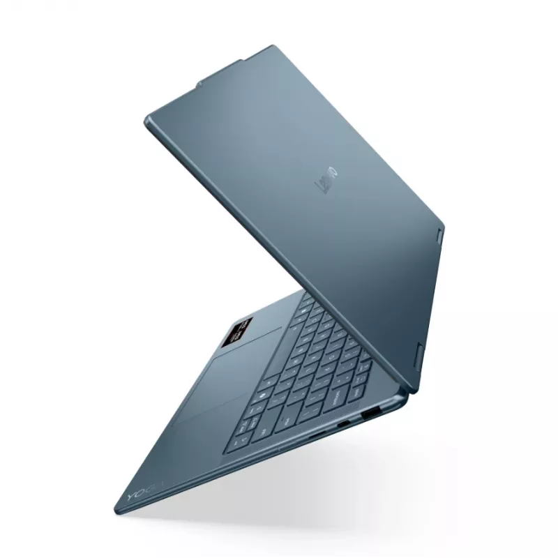 Lenovo Yoga 7 2-in-1 14 inch WUXGA OLED Touch nešiojamas kompiuteris, AMD Ryzen AI 5 340, 16GB RAM, 512GB SSD, AMD Radeon 840M, Windows 11 Home, Tidal Teal