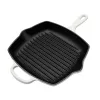 Le Creuset Signature Square Grill Pan 26cm Meringue