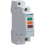 HAGER SVN129 Signalizacinis indikatorius, 230V AC, 3 x LED raudona+žalia+oranžinė, DIN bėgelis