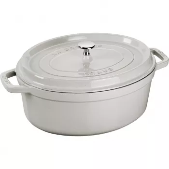 STAUB LA COCOTTE Ketaus puodas ovalus 3,2 L, trumelinis pilkas
