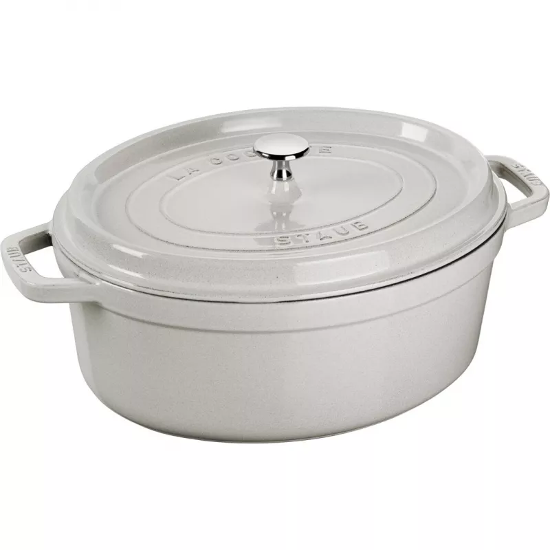 STAUB LA COCOTTE Ketaus puodas ovalus 3,2 L, trumelinis pilkas