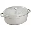 STAUB LA COCOTTE Ketaus puodas ovalus 3,2 L, trumelinis pilkas