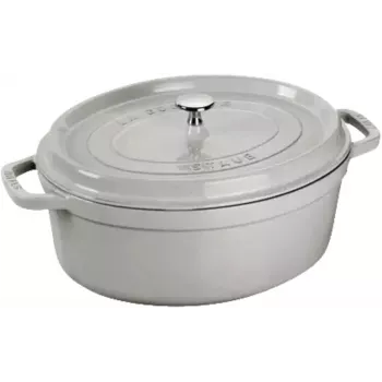 STAUB LA COCOTTE Ketaus puodas ovalus 3,2 L, trumelinis pilkas
