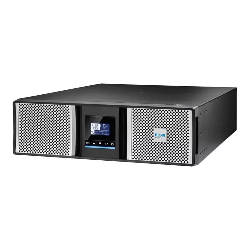 Eaton 9PX G2 9PX6KIRTNG2 UPS - 6000 VA / 6000 W - Online Double Conversion - 3U Rack/Tower - Juoda, Sidabrinė