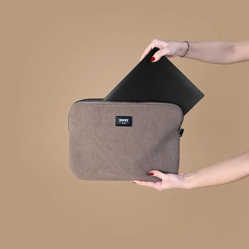 PORT DESIGNS MILANO II ECO Sleeve, skirta 13/14 colių nešiojamam kompiuteriui, ruda