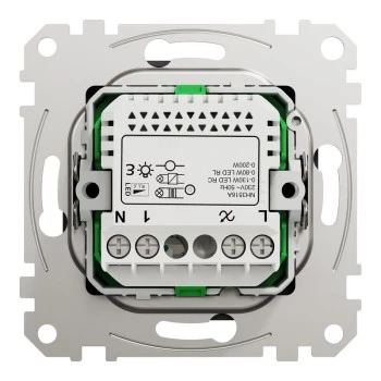 Schneider Electric Multiwire Rotary LED Dimmer 200W Anthracite