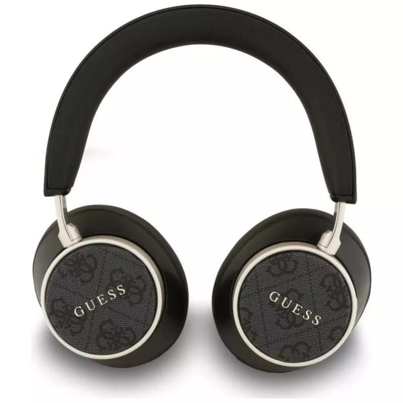 Guess 4G Classic Logo belaidės ausinės ant ausų su Bluetooth - juodos