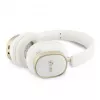 Guess Bluetooth ENC Rectangle Metal Script Ausinės Uždedamosios Baltos