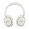 Guess Bluetooth ENC Rectangle Metal Script Ausinės Uždedamosios Baltos