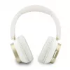 Guess Bluetooth ENC Rectangle Metal Script Ausinės Uždedamosios Baltos