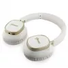Guess Bluetooth ENC Rectangle Metal Script Ausinės Uždedamosios Baltos