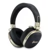 Guess Over-Ear Bluetooth Headphones with ENC, Metal 4G Script Logo, Black