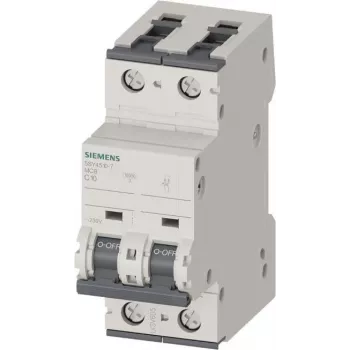 Siemens 5SY45107 MCB 1+N polius C 10A 10kA 230V DIN bėgelis Miniattūrinis grandinės pertraukiklis