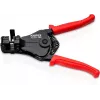 KNIPEX 1221 automatiniai laidų nuėmimo replės 0,03-10 mm² (32-8 AWG) su pjaustytuvu, 180 mm