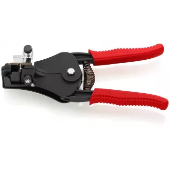 KNIPEX 1221 automatiniai laidų nuėmimo replės 0,03-10 mm² (32-8 AWG) su pjaustytuvu, 180 mm