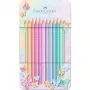 Faber-Castell Sparkle spalvotų pieštukų rinkinys – 20 spalvų metalinėje dėžutėje