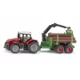 SIKU Blister Massey Ferguson su miškų ūkio priekaba