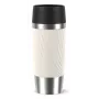 EMSA TRAVEL MUG Classic Twist (Cream/Stainless Steel, 0.36 Liter)