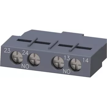 Siemens SIRIUS 3RV2 pagalbinis kontaktų blokas 3RV2901-1F, 1NO+1NC, varžtiniai gnybtai, skersinis montavimas