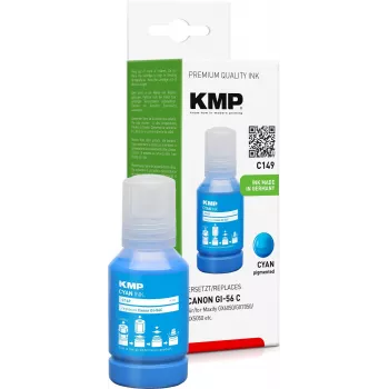 KMP 1584,0003 Cyan rašalo buteliukas 135 ml 14000 puslapių Vienetinis paketas