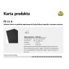 3M Klingspor PS 11 A šlapi ir sausi švitriniai popieriai P1500, 50 lapų