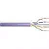 DIGITUS Cat.6 U/UTP B2ca montavimo kabelis, AWG23/1, LSOH, 500 m, violetinis, ritė