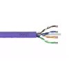 DIGITUS Cat.6 U/UTP B2ca montavimo kabelis, AWG23/1, LSOH, 500 m, violetinis, ritė
