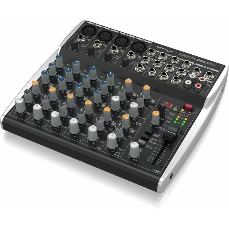 Behringer XENYX 1202SFX Analoginis Mikseris su 12 Įėjimų ir KLARK TEKNIK FX