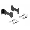 Delock Server Rack Depth Extension Adapter Mounting Kit, skirta prailginti montavimo gylį iki 10 cm, 1U, juoda