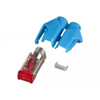 EFB RJ45 Hirose Connector STP, TM21 Blue, Cat.6, 100 vnt.