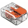 WAGO 221-412 Compact Splicing Connector 2-Conductor 0.2-4 mm² Transparent (Pack of 100)