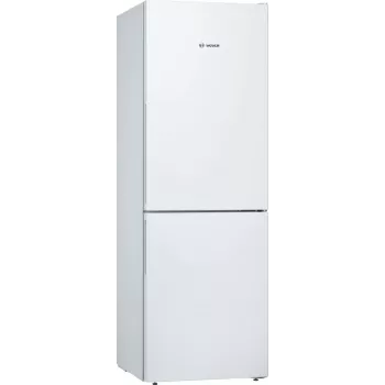 Bosch KGV33VWEA Laisvai pastatomas šaldytuvas-šaldiklis, 288 L, baltas, energijos klasė E