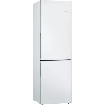 Bosch KGV362WEAS Šaldytuvo-šaldiklio derinys, baltas, 308 L bendras naudingas tūris, energijos klasė E