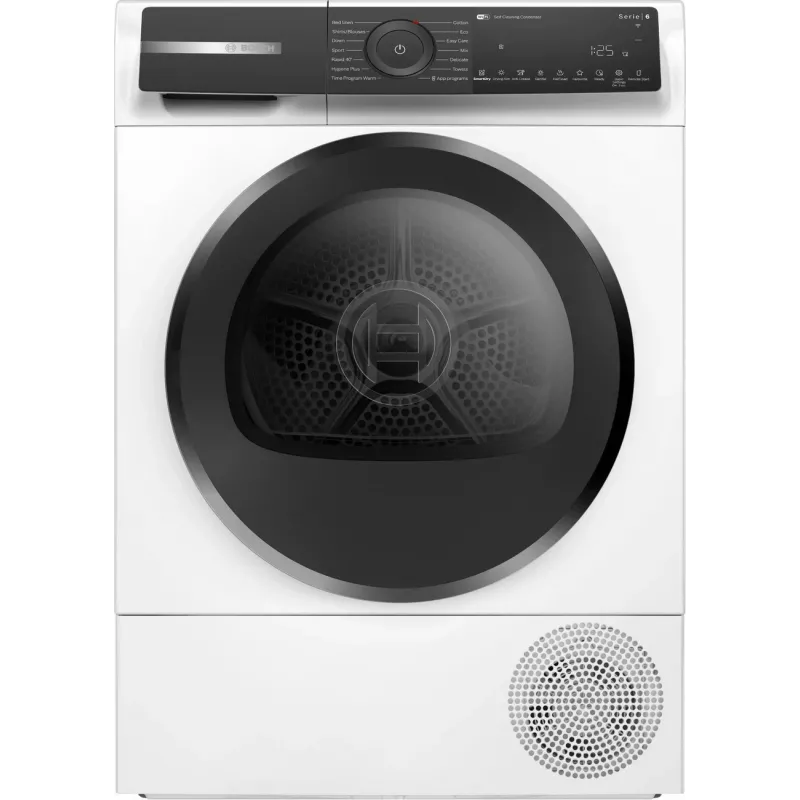 Bosch WQH245B9SN Šilumos siurblio džiovyklė, 9 kg, A+++, balta